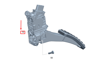 MERCEDES A1743001200 ORJİNAL YENİ A KASA GAZ PEDALI