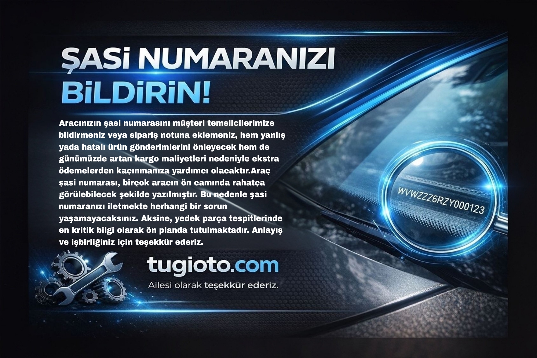 şasi numarası bilgilendirme