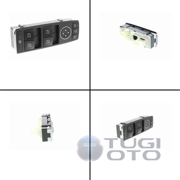 MERCEDES A2128208310 W204212 SOL DÖRTLÜ CAM AÇAMA DÜĞMESİ  (ATA)