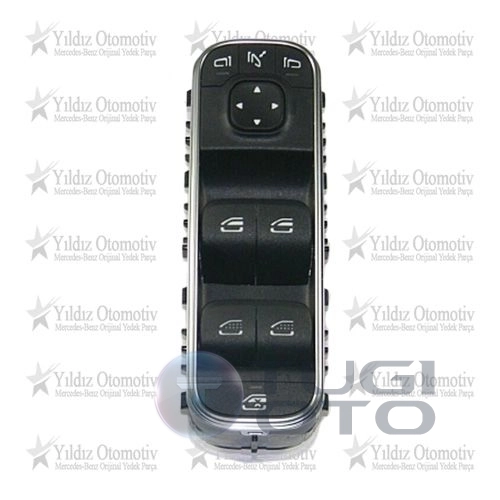 Orjinal Mercedes Cam Kontrol Anahtarı Cam Düğmesi Sürücü Tarafı 2059056811