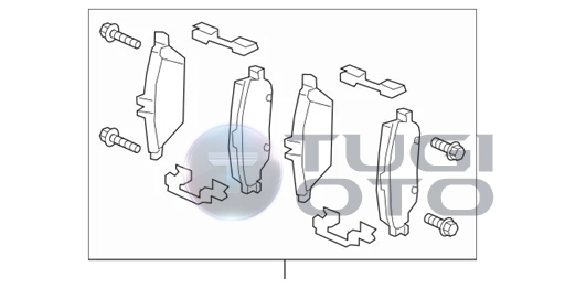 MERCEDES DİSK FREN BALATASI A 000 420 91 04 ORİJİNAL