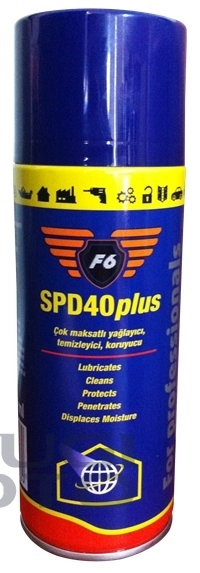 F6 SPD 40 PLUS ÇOK MAKSATLI YAĞLAYICI TEMİZLEYİCİ KORUYUCU SPREY 400 ML