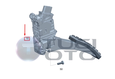 MERCEDES A1743001200 ORJİNAL YENİ A KASA GAZ PEDALI