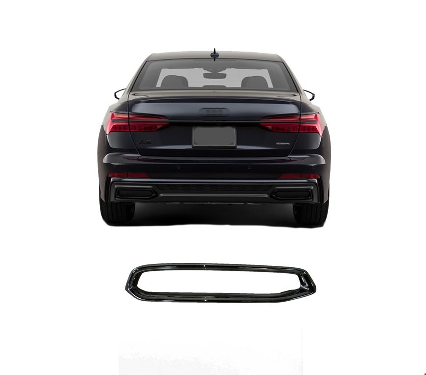 ARKA EGZOZ KAPAĞI SAĞ S-LİNE SİYAH A6 2020-