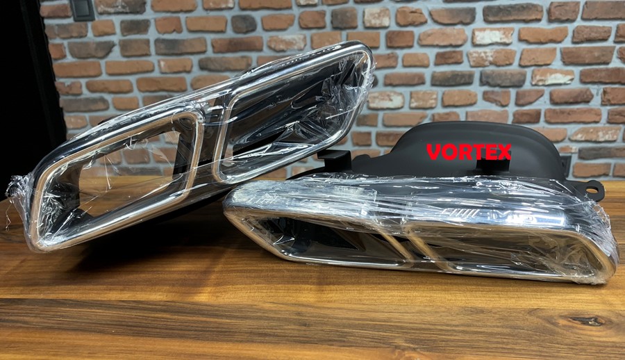 ARKA EGZOZ UCU SET (C63 GÜMÜŞ RENK) W205 2014-