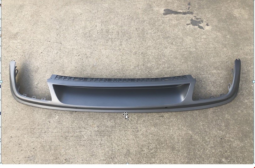 ARKA TAMPON SPOYLERİ ( ÇİFT EKSOZ )  TİGUAN 2017-