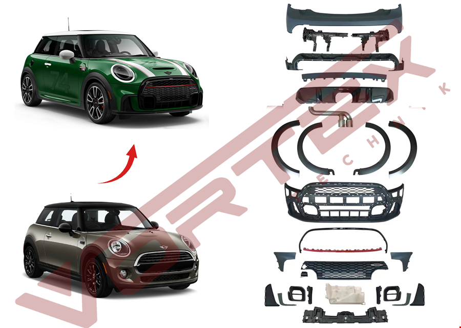 F55 2014- İÇİN 2021- YENİ JCW BODY KIT