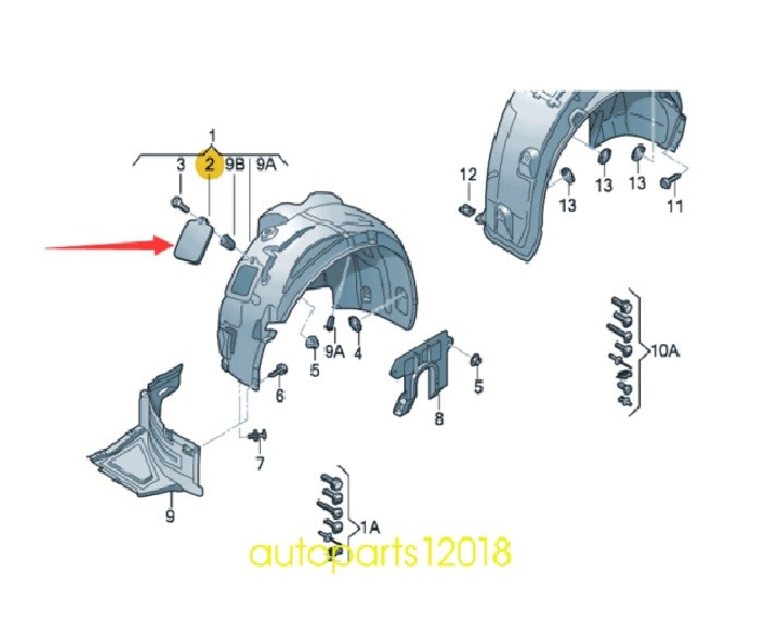 ÖN DAVLUMBAZ FAR KAPAĞI SOL A6 2013-
