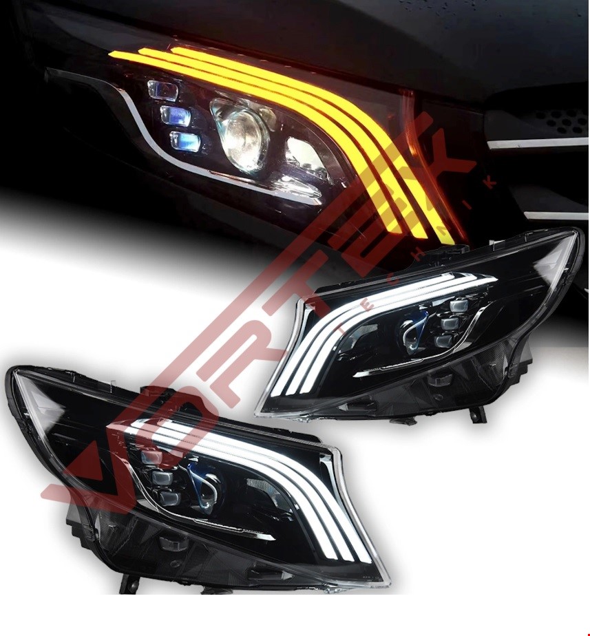 ÖN FAR SETİ (MAYBACH GÖRÜNÜM) VİTO W447 2014-