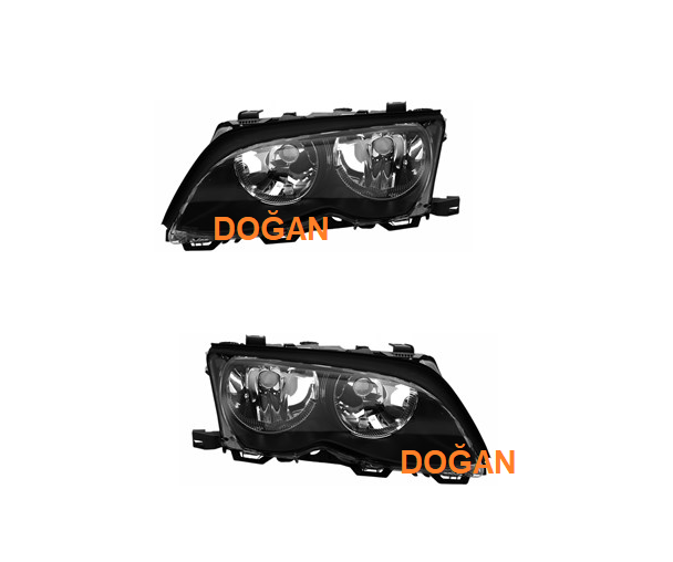 ÖN FAR (SİYAH ZEMİN) SAĞ E46 2001-