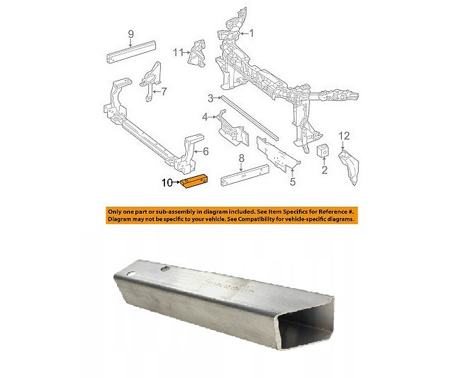 ÖN PANEL BRAKETİ ( ALÜMİNYUM ) L=R W176/W117 2013-