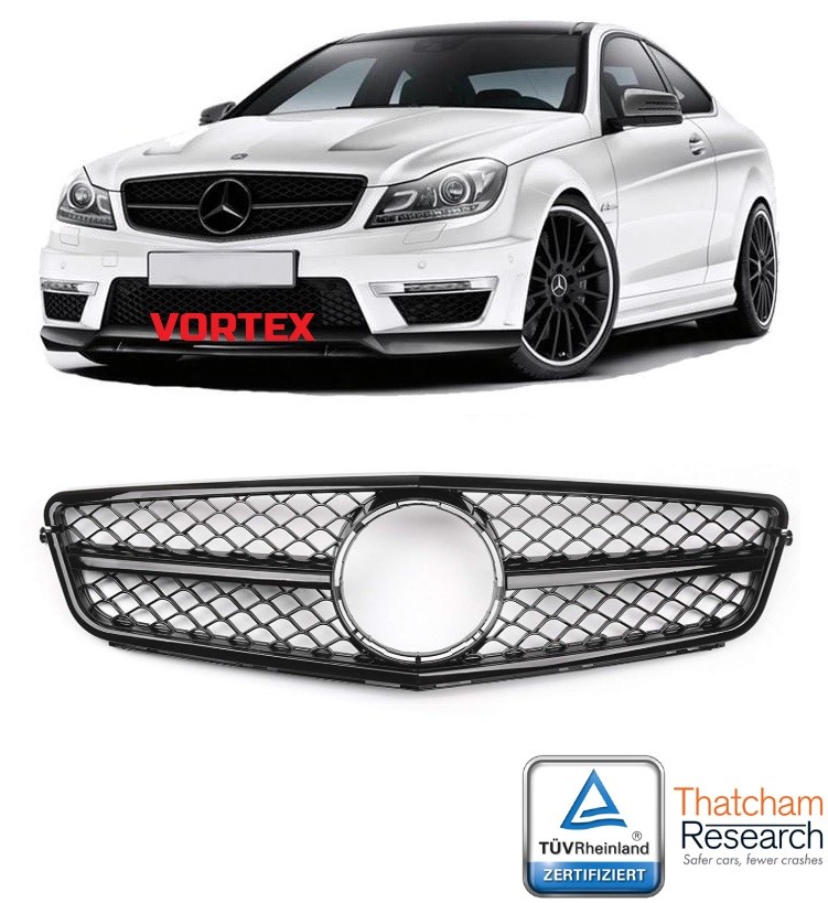 ÖN PANJUR C63 AMG PARLAK SİYAH W204 2007-