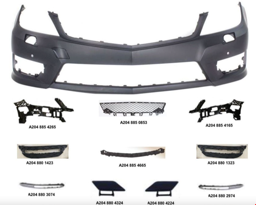 ÖN TAMPON AMG SET (PANJUR VE LED HARİÇ) W204 2011-