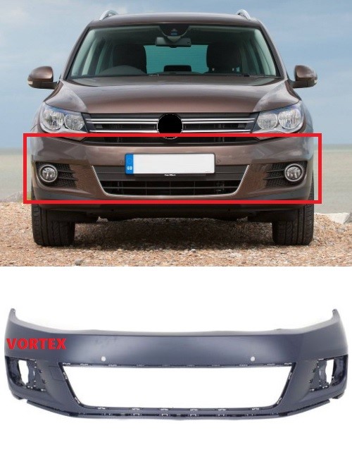 ÖN TAMPON ( DÜZ ) TİGUAN 2012-