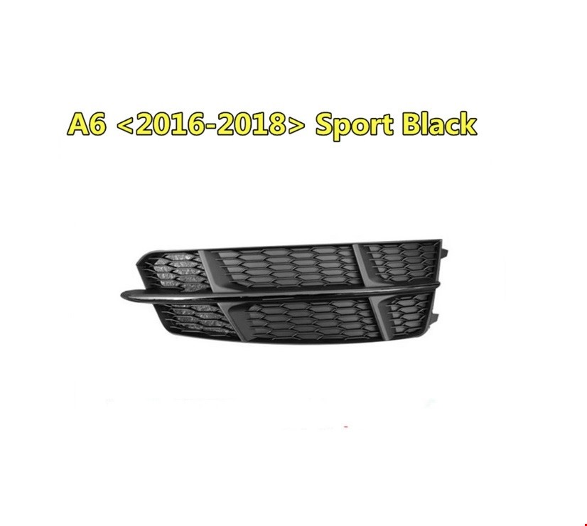 ÖN TAMPON IZGARA SOL ( SİYAH - S-LİNE ) A6 2015-