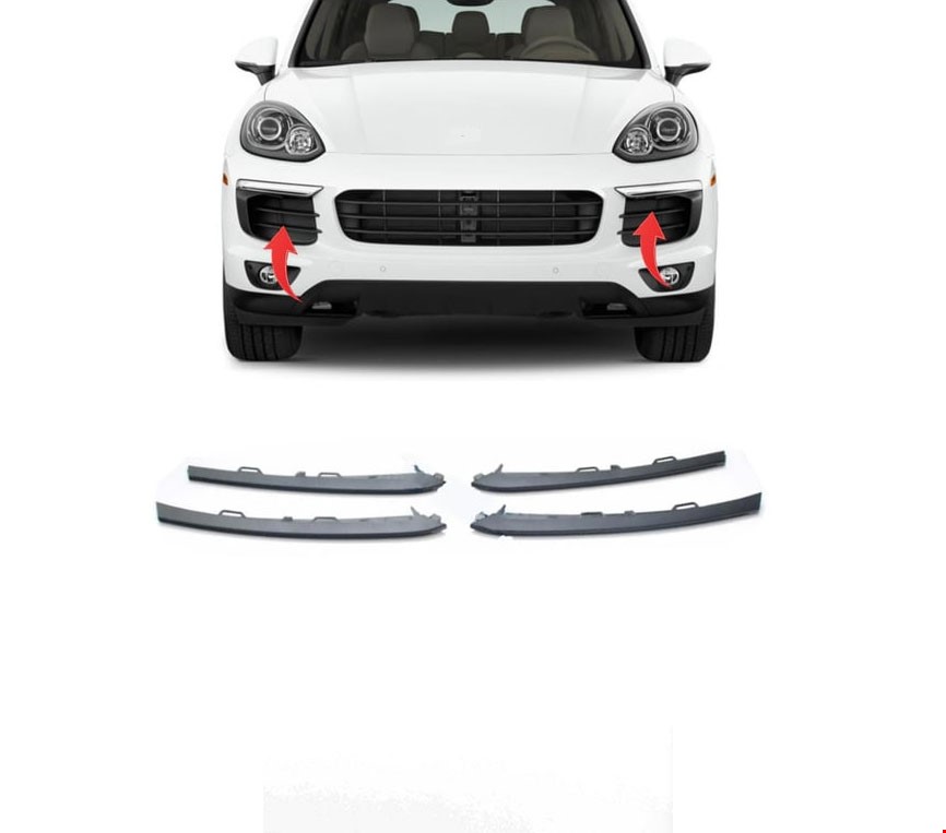 ÖN TAMPON IZGARASI GRİ ÇITA 4 PARÇA PANAMERA 2015-