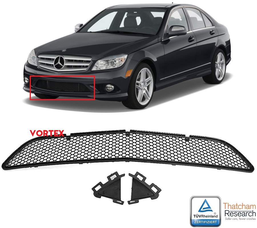 ÖN TAMPON ORTA IZGARA ( AMG ) W204 2007-