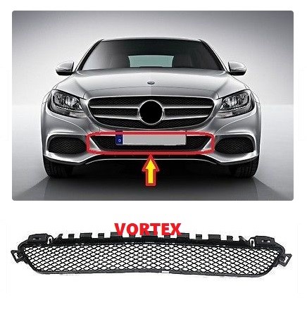 ÖN TAMPON ORTA IZGARA (AVANGARDE-DARKGRİ) W205 14-