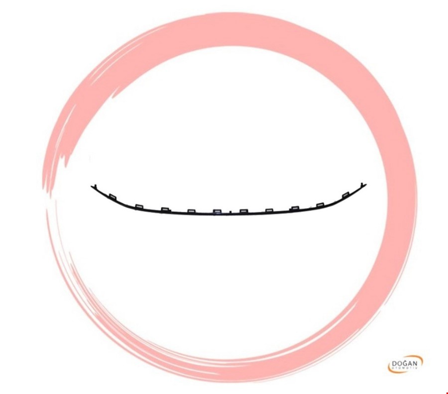 ÖN TAMPON PANJUR ALT ÇITASI SİYAH EGEA 2021-