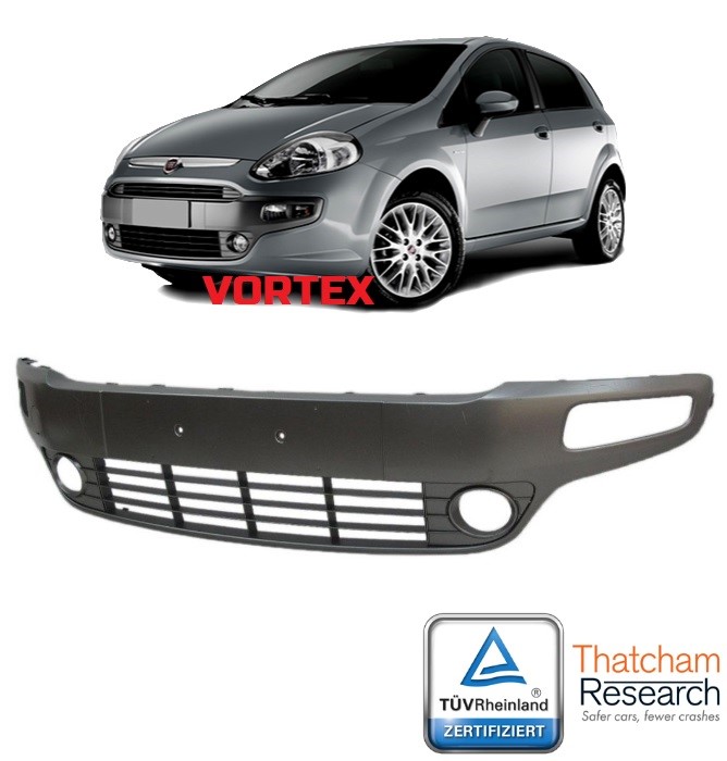 ÖN TAMPON PANJURU ( GÜMÜŞ GRİ ) PUNTO EVO 2010-