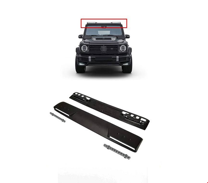 ÖN TAVAN SPOYLERİ (LEDLER İLE) BRABUS W463 2008-