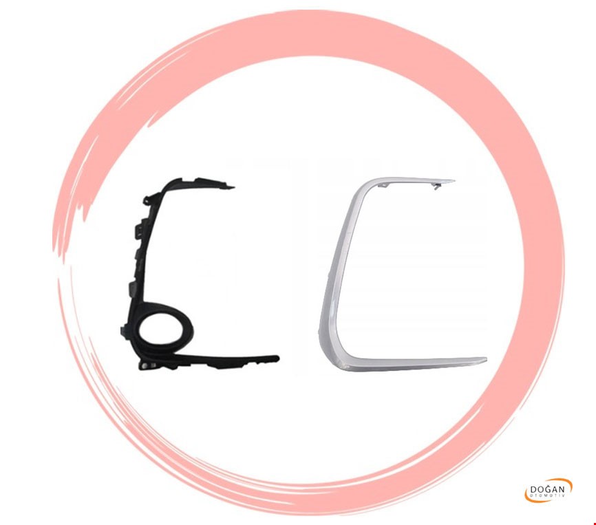 SİS FAR ÇERÇEVESİ SAĞ İÇ-DIŞ GRİ COROLLA 2019-