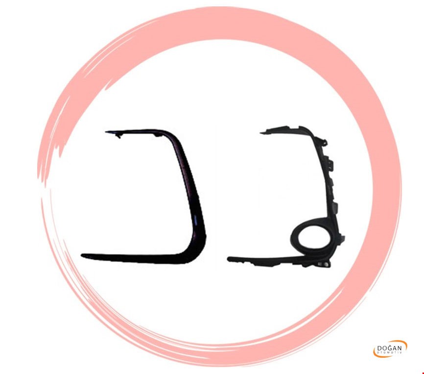 SİS FAR ÇERÇEVESİ SOL İÇ-DIŞ SİYAH COROLLA 2019-