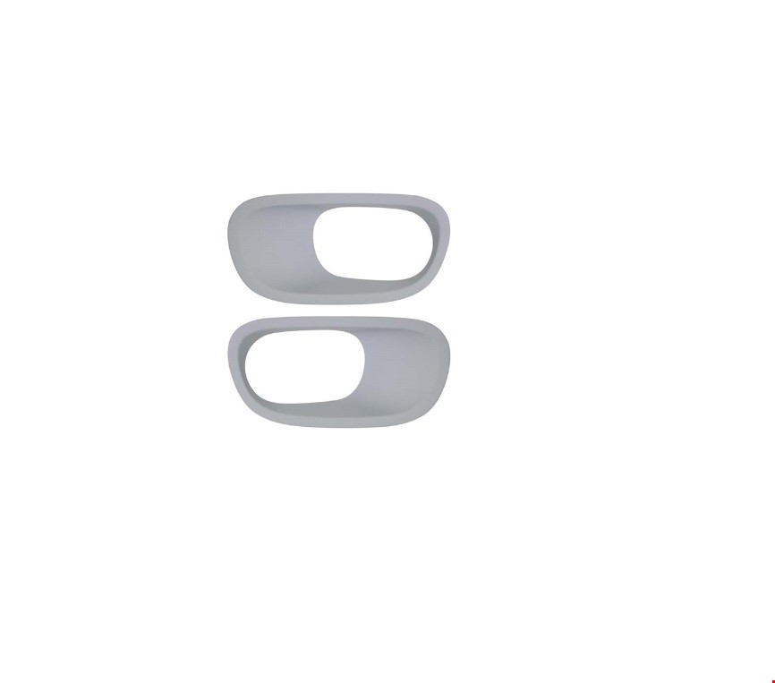 SİS FAR KAPAĞI SET ( GRİ ASTARLI ) C3 2016-