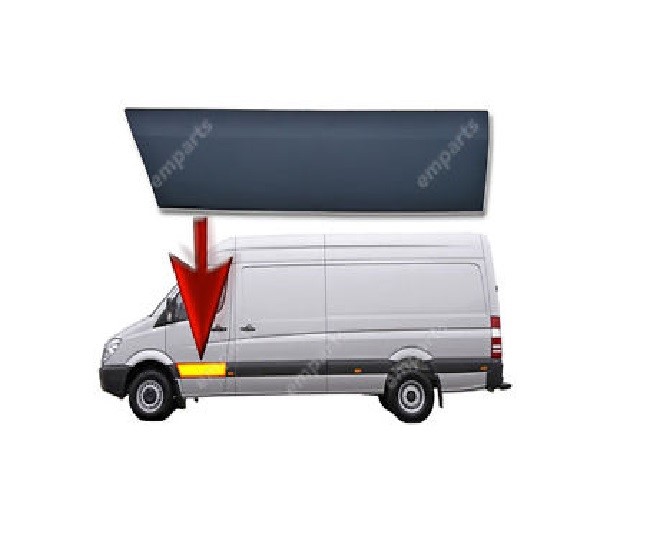 SOL ÖN KAPI KAPLAMA CRAFTER / SPRİNTER 2006-