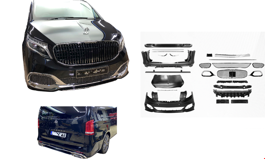 VİTO YENİ 2021 MAYBACH BODY KİT (KAPUT DAHİL) W447