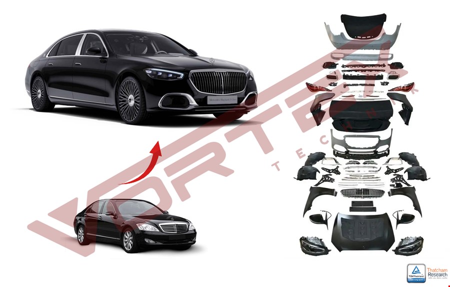 W221 2006- İÇİN W223 2022- MAYBACH DÖNÜŞÜM SETİ